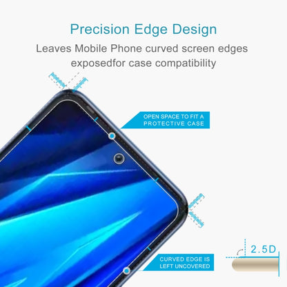 For TECNO Pova 4 50pcs 0.26mm 9H 2.5D Tempered Glass Film by buy2fix