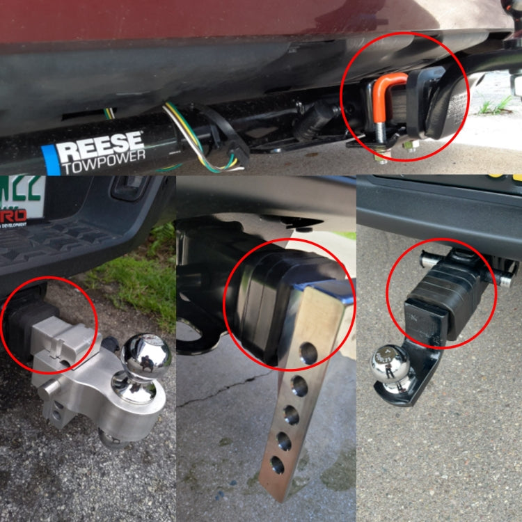 5/8 inch Tow Hitch Ball Bar Trailer Coupler Lock Pin Heavy Duty with 2 inch Muffler Pad - Locks & Hasps by buy2fix | Online Shopping UK | buy2fix
