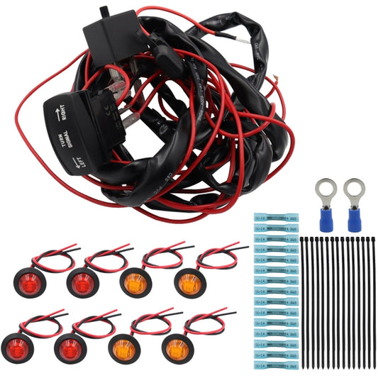 For UTV / ATU Car Turn Signal Light Toggle Switch Turn Signal Kit, Style:Horizontal Turn Switch - Car Light Accessories by buy2fix | Online Shopping UK | buy2fix