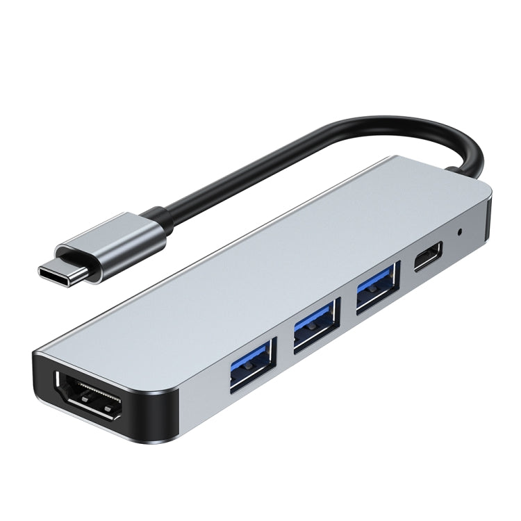 5 in 1 USB-C / Type-C to USB Docking Station HUB Adapter by buy2fix