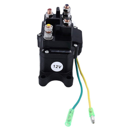 For UTV / Pickup Truck / ATV Electric Winch Relay Heavy Duty Solenoid Contactor by buy2fix