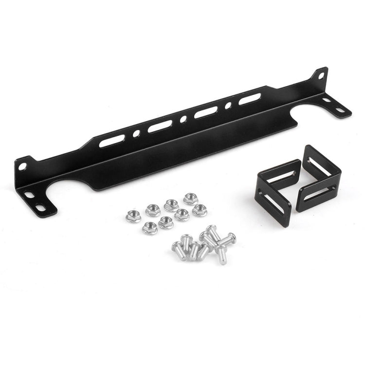British 330mm Car Engine Oil Cooler Mounting Bracket Kit(Black) - Engine Fittings by buy2fix | Online Shopping UK | buy2fix