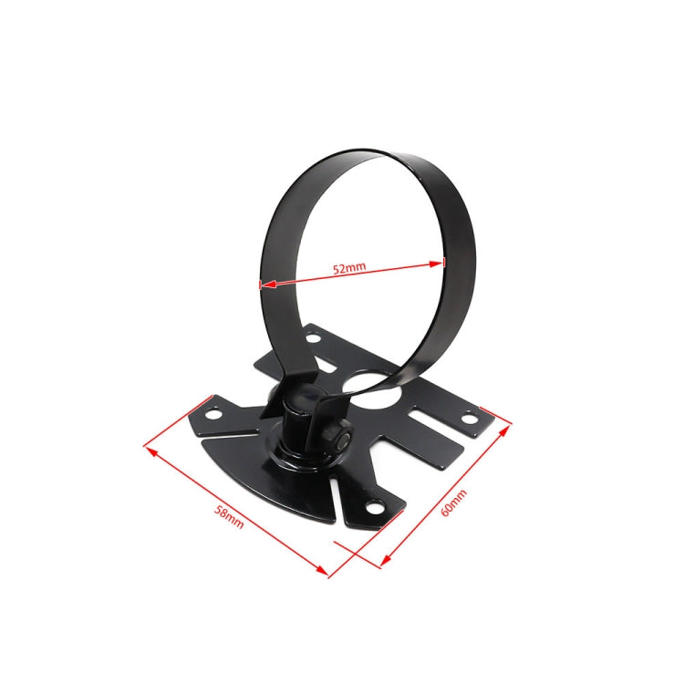 Car 52mm Adjustable Iron Instrument Frame - Universal Car Holders by buy2fix | Online Shopping UK | buy2fix