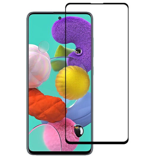 For Galaxy A51 9H Surface Hardness 2.5D Full Glue Full Screen Tempered Glass Film - Galaxy Tempered Glass by buy2fix | Online Shopping UK | buy2fix