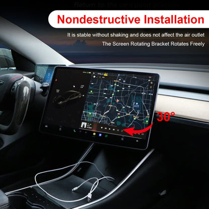 For Tesla Model 3 / Y 2017-2022 Car Monitor Rotation Mount - Special Car Holders by buy2fix | Online Shopping UK | buy2fix
