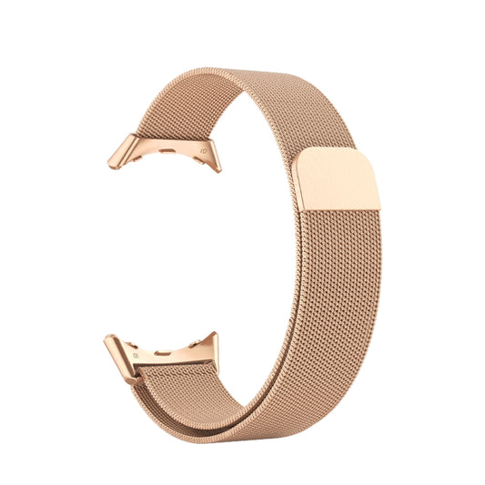 For Google Pixel Watch Milanese Stainless Steel Metal Watch Band(Rose Gold) - Watch Bands by buy2fix | Online Shopping UK | buy2fix