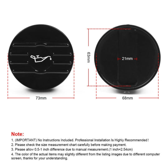 For Volkswagen Car Engine Protect Cap Cover, Style:Fuel Tank Cap - Tank Covers by buy2fix | Online Shopping UK | buy2fix