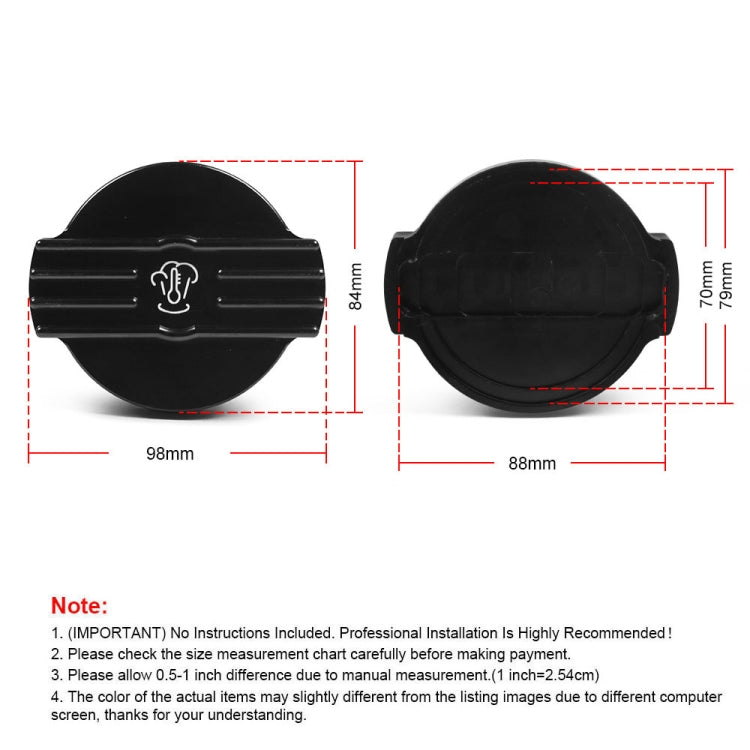 For Volkswagen Car Engine Protect Cap Cover, Style:Radiator Cap - Tank Covers by buy2fix | Online Shopping UK | buy2fix