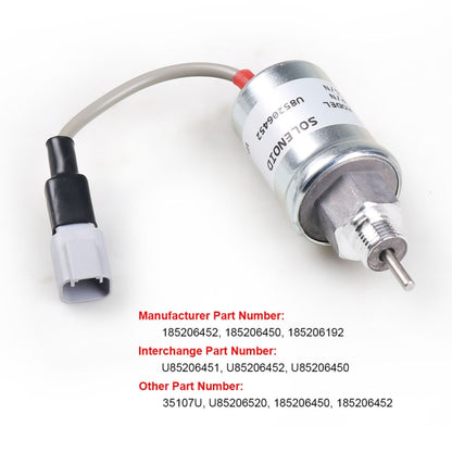 For Perkins 8000 Excavator Flameout Solenoid Valve U85206451 - Engine Fittings by buy2fix | Online Shopping UK | buy2fix