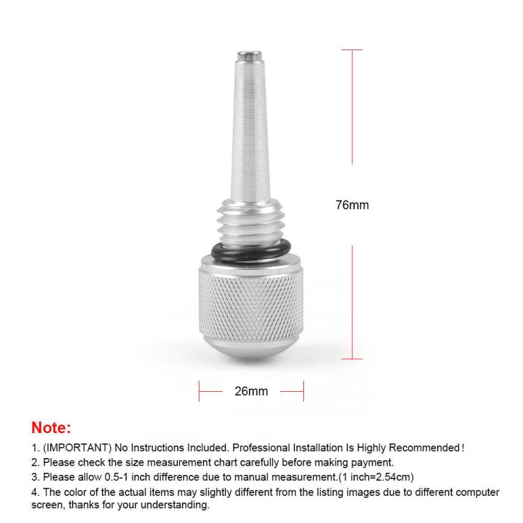 For WEN Yamaha Predator M18 x 2.5 Inverter Generator Magnetic Dipstick(Silver) - Engine Fittings by buy2fix | Online Shopping UK | buy2fix