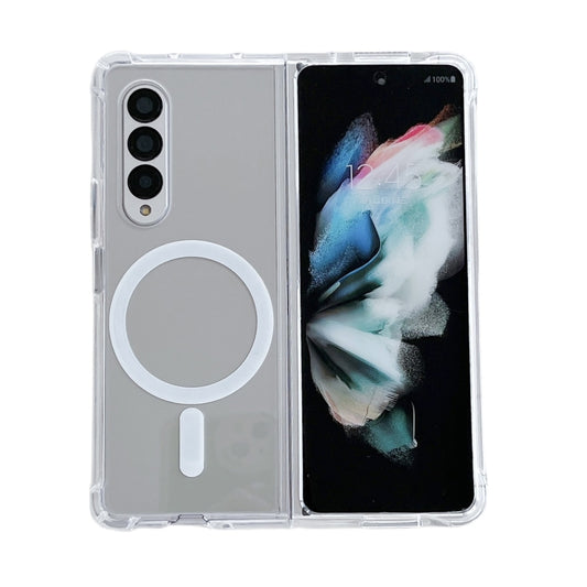 For Samsung Galaxy Z Fold4 Magsafe Magnetic Transparent Shockproof Phone Case - Galaxy Z Fold4 5G Cases by buy2fix | Online Shopping UK | buy2fix