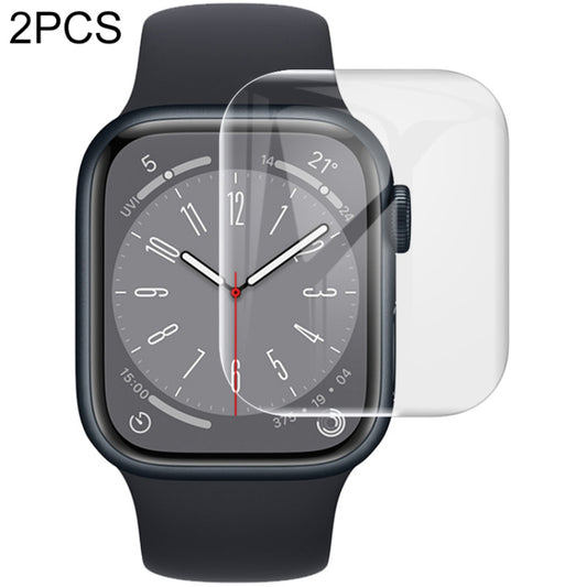 For Apple Watch Series 7/8/9 41mm 2pcs imak Curved Full Screen Hydrogel Film Protector - Screen Protector by imak | Online Shopping UK | buy2fix