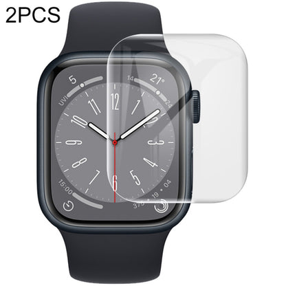 For Apple Watch Series 8 45mm 2pcs imak Curved Full Screen Hydrogel Film Protector - Screen Protector by imak | Online Shopping UK | buy2fix