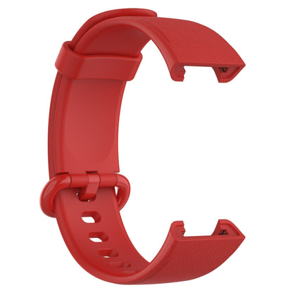 For Xiaomi MI Watch Lite / Redmi Watch Litchi Texture Leather Watch Band(Red) - Watch Bands by buy2fix | Online Shopping UK | buy2fix