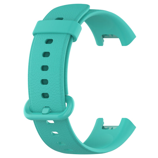For Xiaomi MI Watch Lite / Redmi Watch Litchi Texture Leather Watch Band(Teal) - Watch Bands by buy2fix | Online Shopping UK | buy2fix