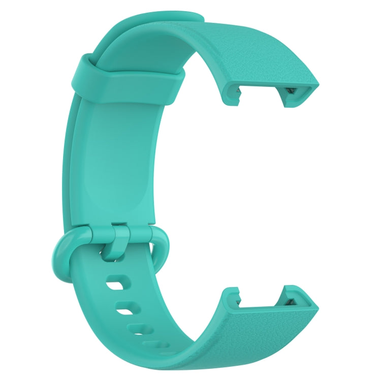 For Xiaomi MI Watch Lite / Redmi Watch Litchi Texture Leather Watch Band(Teal) - Watch Bands by buy2fix | Online Shopping UK | buy2fix