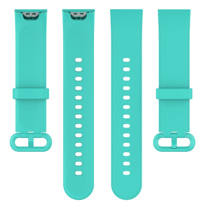 For Xiaomi MI Watch Lite / Redmi Watch Litchi Texture Leather Watch Band(Teal) - Watch Bands by buy2fix | Online Shopping UK | buy2fix