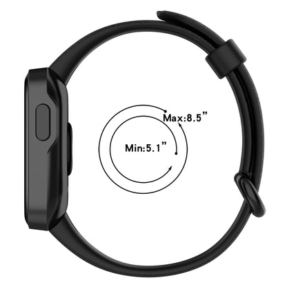 For Xiaomi MI Watch Lite / Redmi Watch Litchi Texture Leather Watch Band(White) - Watch Bands by buy2fix | Online Shopping UK | buy2fix