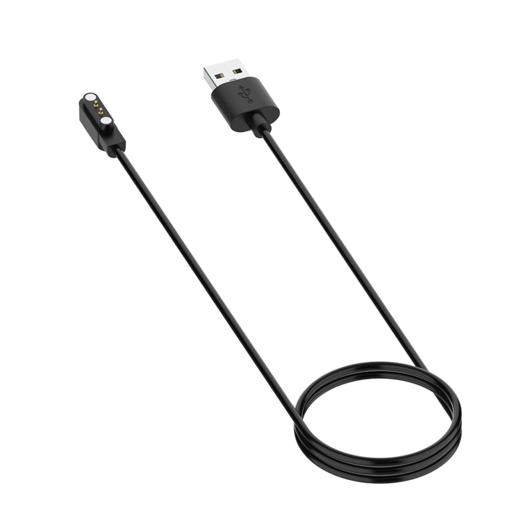 For Realme TechLife Watch Watch Magnetic Charging Cable Length: 1.2m(Black) - Charger by buy2fix | Online Shopping UK | buy2fix