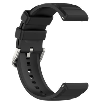 For Amazfit GTR 4 22mm Silicone Watch Band(Black) - Watch Bands by buy2fix | Online Shopping UK | buy2fix