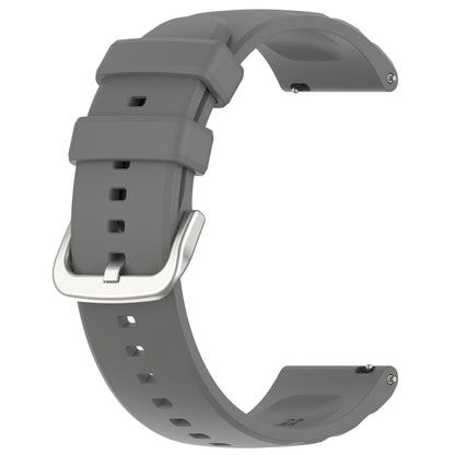 For Amazfit GTR 4 22mm Silicone Watch Band(Dark Grey) - Watch Bands by buy2fix | Online Shopping UK | buy2fix