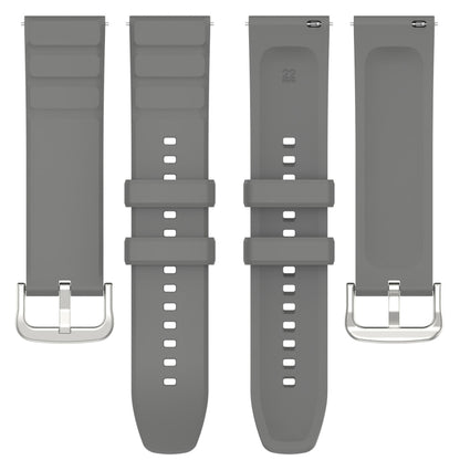 For Amazfit GTR 4 22mm Silicone Watch Band(Dark Grey) - Watch Bands by buy2fix | Online Shopping UK | buy2fix