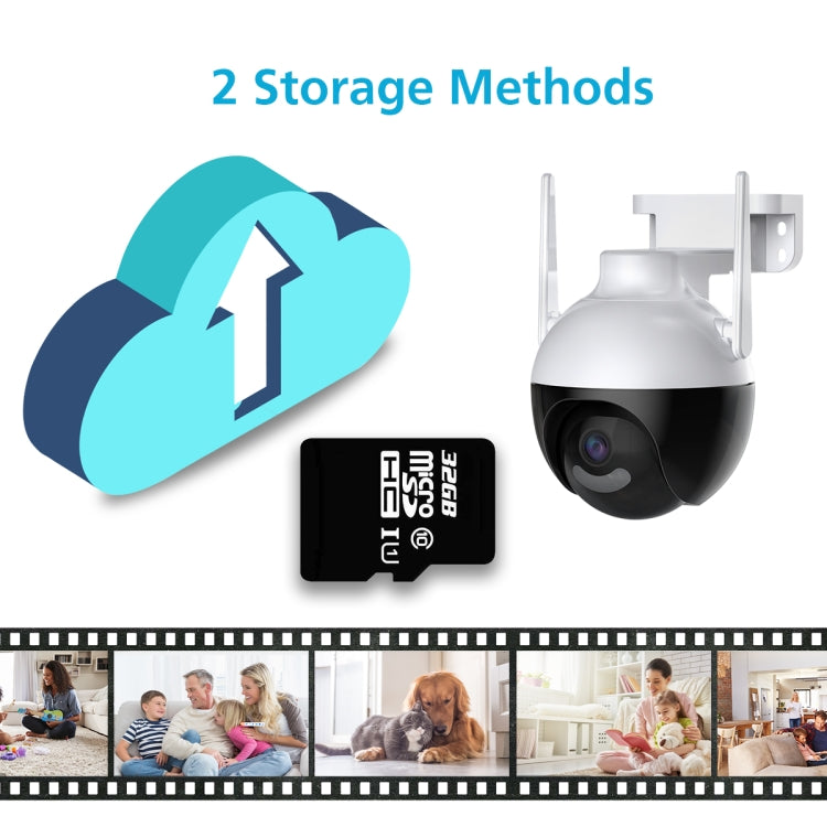 A18 8MP HD Wireless WiFi Smart Surveillance Camera, Specification:UK Plug - Wireless Camera by buy2fix | Online Shopping UK | buy2fix