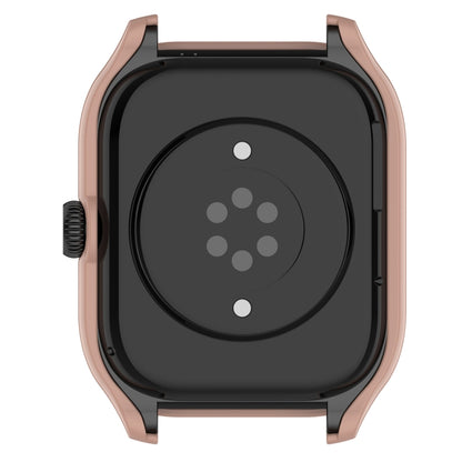 For Amazfit GTS 4 PC + Tempered Glass Integrated Protective Watch Case(Pink) - Watch Cases by buy2fix | Online Shopping UK | buy2fix