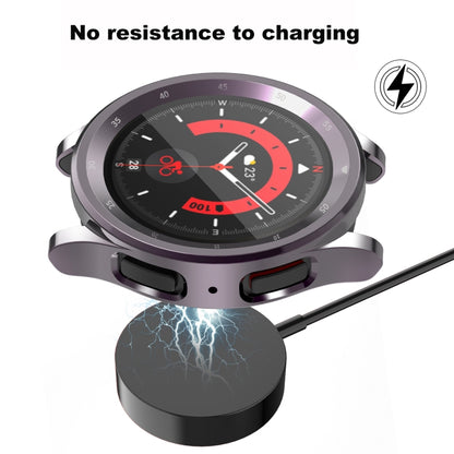 For Samsung Galaxy Watch5 Pro 45mm Full Coverage TPU Electroplating Watch Case(Black) - Watch Cases by buy2fix | Online Shopping UK | buy2fix