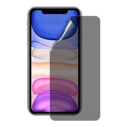 For iPhone 11 / XR 0.1mm 2.5D Full Cover Anti-spy Screen Protector Explosion-proof Hydrogel Film - iPhone 11 Tempered Glass by buy2fix | Online Shopping UK | buy2fix