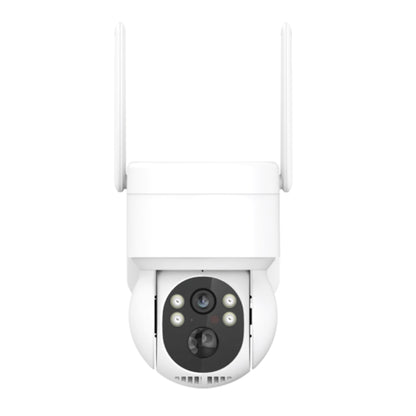 T34 2MP HD IP66 Waterproof Wireless WiFi Solar Camera(White) - Wireless Camera by buy2fix | Online Shopping UK | buy2fix