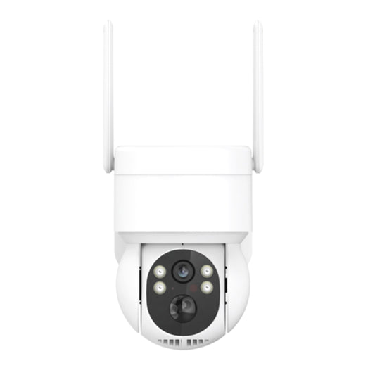 T34 2MP HD IP66 Waterproof Wireless WiFi Solar Camera(White) - Wireless Camera by buy2fix | Online Shopping UK | buy2fix