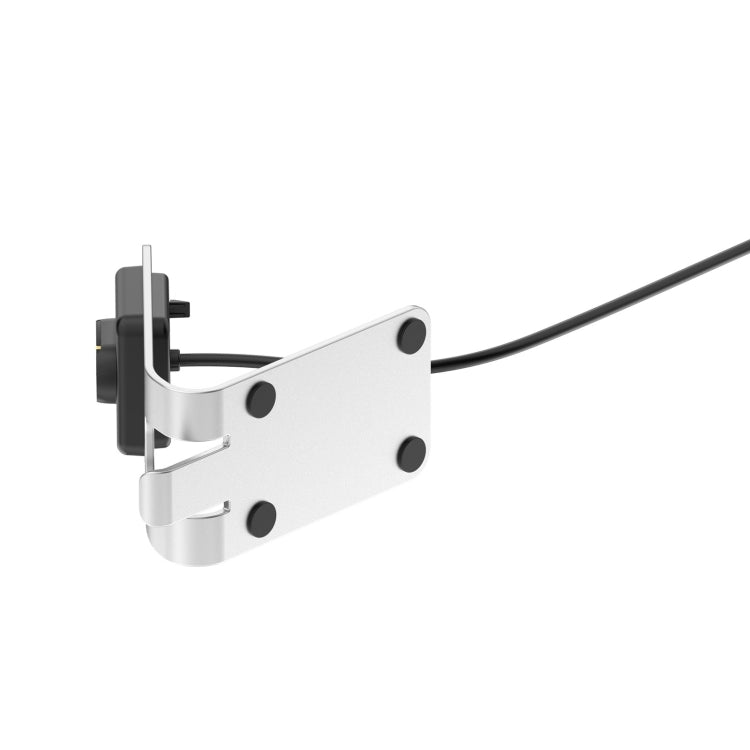 For Amazfit GTR4 / GTR4 Pro Rotatable Smart Watch Metal Charger Stand(Silver) - Charger by buy2fix | Online Shopping UK | buy2fix