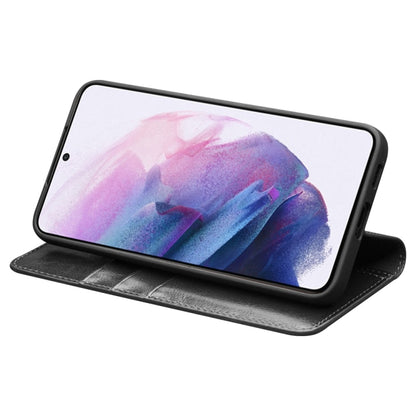 For Samsung Galaxy S22 5G QIALINO Genuine Leather Phone Case(Black) - Galaxy S22 5G Cases by QIALINO | Online Shopping UK | buy2fix