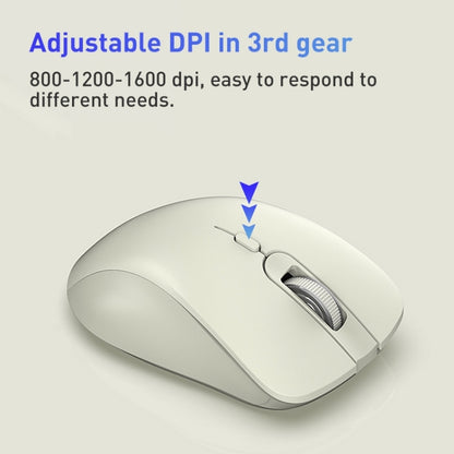 FOREV FV-G200 Wireless Ergonomic Vertical Side Button Mouse(Milk Tea Color) by buy2fix