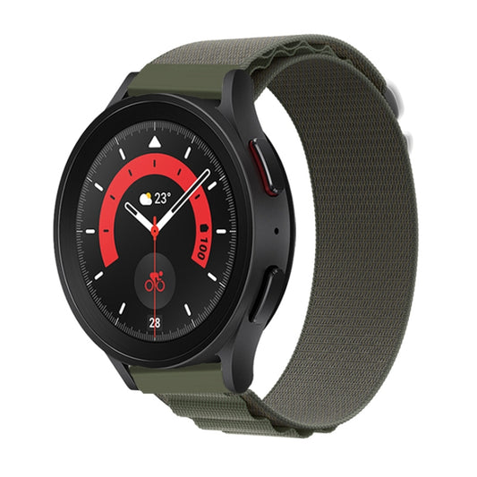 For Amazfit GTS4 Mini / Coros Pace 2 20mm Universal Nylon Loop Watch Band(Green) - Watch Bands by buy2fix | Online Shopping UK | buy2fix