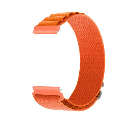 For Huawei Watch GT2 / GT3 Pro / GT Runner 22mm Universal Nylon Loop Watch Band(Orange) by buy2fix