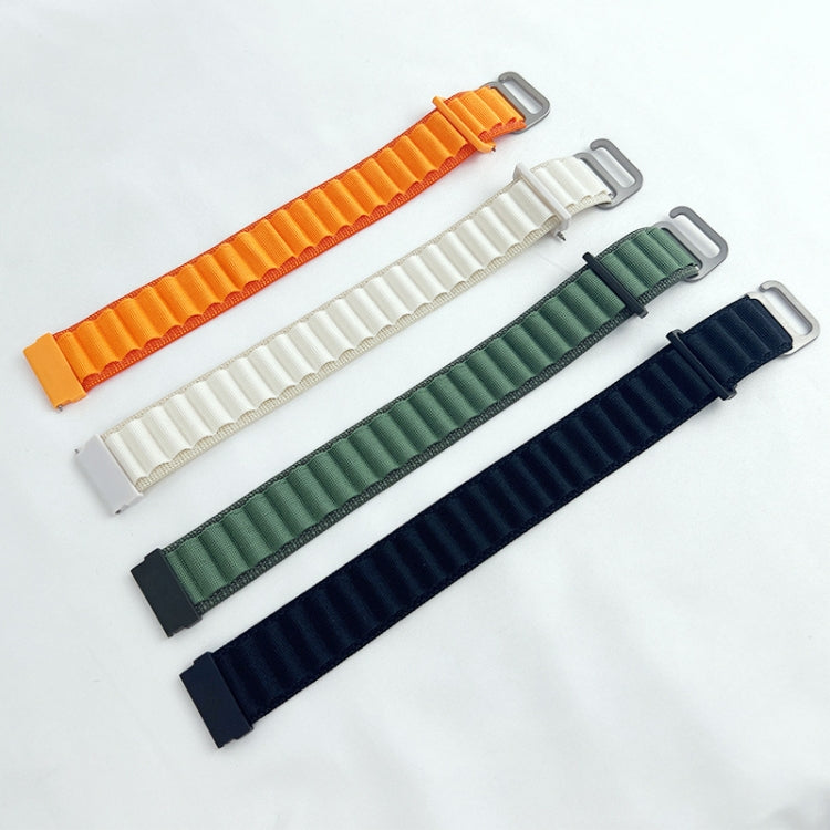 For Huawei Watch GT2 / GT3 Pro / GT Runner 22mm Universal Nylon Loop Watch Band(Orange) by buy2fix