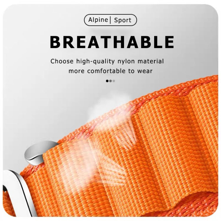 For Huawei Watch GT2 / GT3 Pro / GT Runner 22mm Universal Nylon Loop Watch Band(Orange) by buy2fix