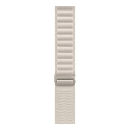 For Samsung Galaxy Watch5 / Watch5 Pro / Watch4 / Watch4 Classic Universal Nylon Loop Watch Band(White) - Watch Bands by buy2fix | Online Shopping UK | buy2fix