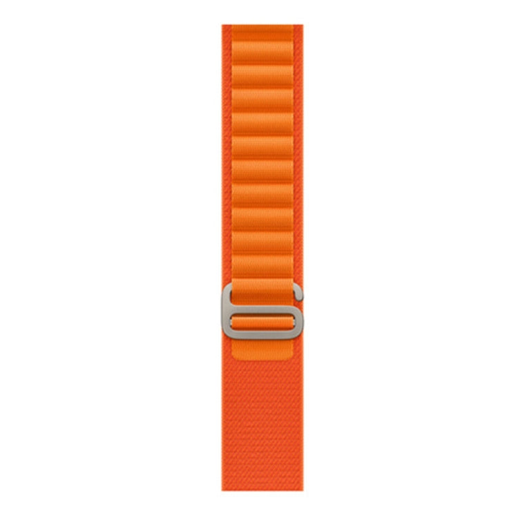 For Samsung Galaxy Watch5 / Watch5 Pro / Watch4 / Watch4 Classic Universal Nylon Loop Watch Band(Orange) by buy2fix