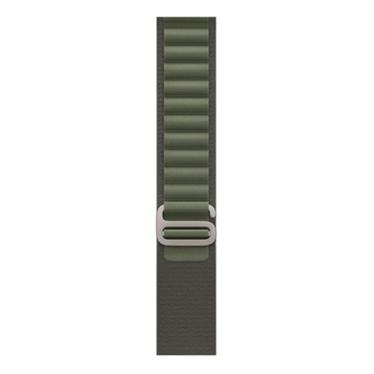 For Samsung Galaxy Watch5 / Watch5 Pro / Watch4 / Watch4 Classic Universal Nylon Loop Watch Band(Green) - Watch Bands by buy2fix | Online Shopping UK | buy2fix