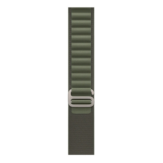 For Samsung Galaxy Watch5 / Watch5 Pro / Watch4 / Watch4 Classic Universal Nylon Loop Watch Band(Green) - Watch Bands by buy2fix | Online Shopping UK | buy2fix
