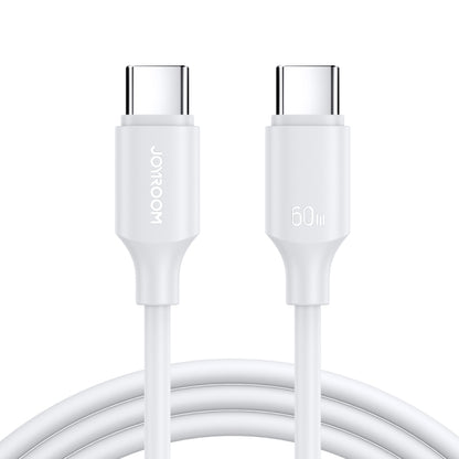 JOYROOM S-CC060A9 60W USB-C/Type-C to USB-C/Type-C Fast Charging Data Cable, Length: 1m(White) - USB-C & Type-C Cable by JOYROOM | Online Shopping UK | buy2fix