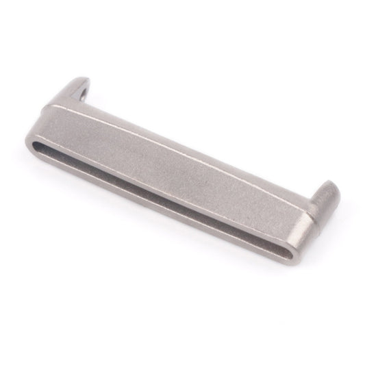 For Fitbit Versa 4 / Sense 2 1 Pair Universal Metal Watch Band Connectors(Silver) - For Fitbit by buy2fix | Online Shopping UK | buy2fix