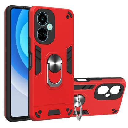For Tecno Camon 19/Camon 19 Pro 5G 2 in 1 Armour Series PC + TPU Protective Phone Case(Red) by buy2fix