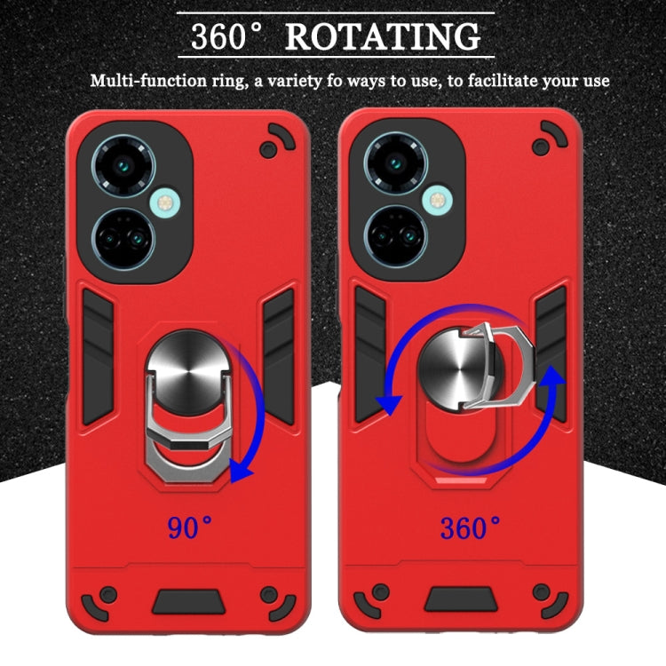 For Tecno Camon 19/Camon 19 Pro 5G 2 in 1 Armour Series PC + TPU Protective Phone Case(Red) by buy2fix