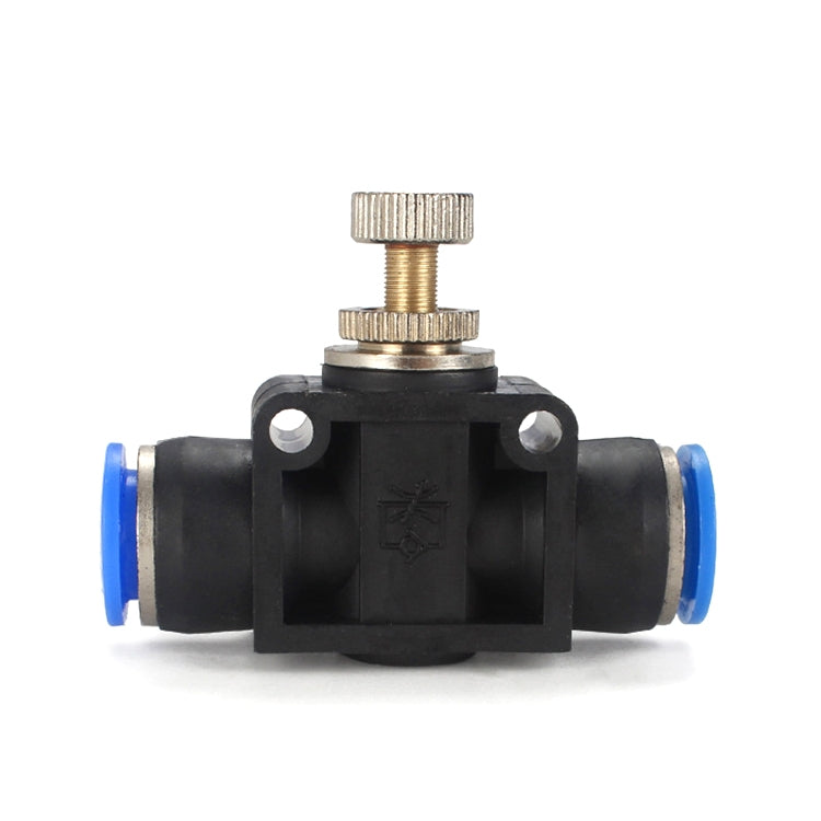 SA-6 LAIZE 2pcs Pipe Throttle Valve Quick Fitting Pneumatic Connector - Interface Series by LAIZE | Online Shopping UK | buy2fix