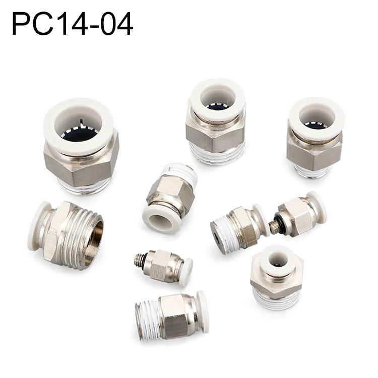 PC14-04 LAIZE PC Straight Pneumatic Quick Fitting Connector - Interface Series by LAIZE | Online Shopping UK | buy2fix