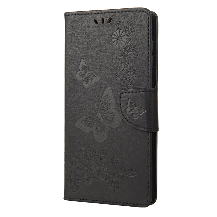 For Nothing Phone 1 Butterfly Embossed Horizontal Flip Leather Phone Case(Black) by buy2fix